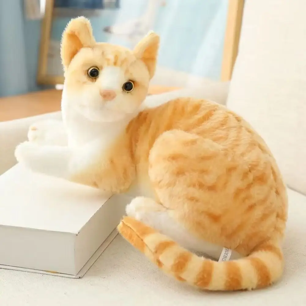 Peluche de gato siames ojos grandes suave y tierno almohada - imagen 3