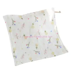 Toalla de saliva cuadrada para bebé con estampado de dibujos