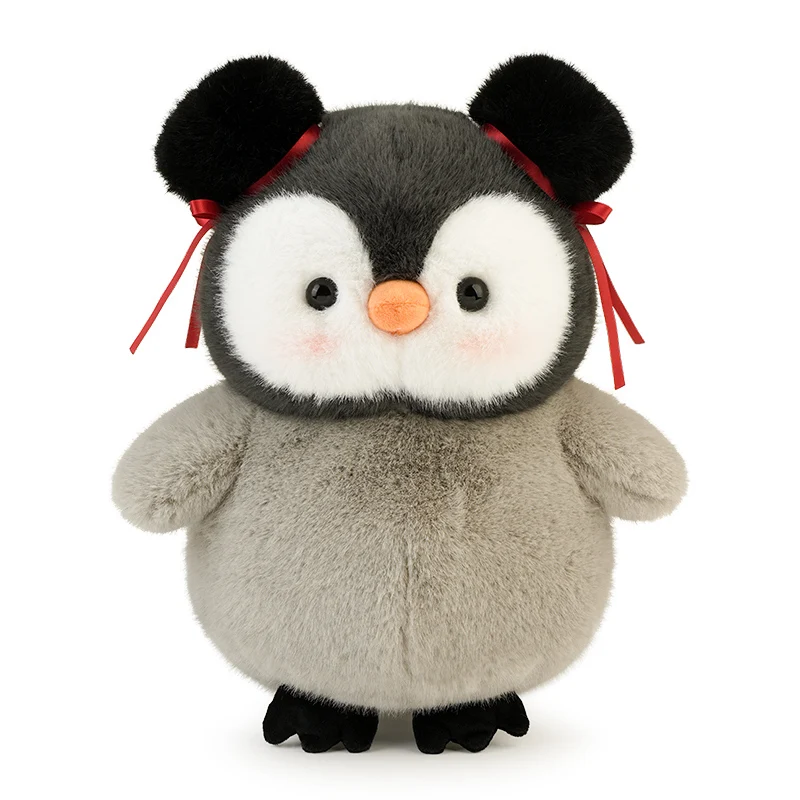 Peluche pingüino gordo suave en forma de almohada