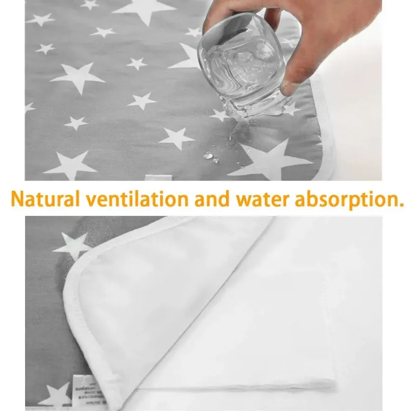 Cambiador de pañales lavable e impermeable para bebé - imagen 3