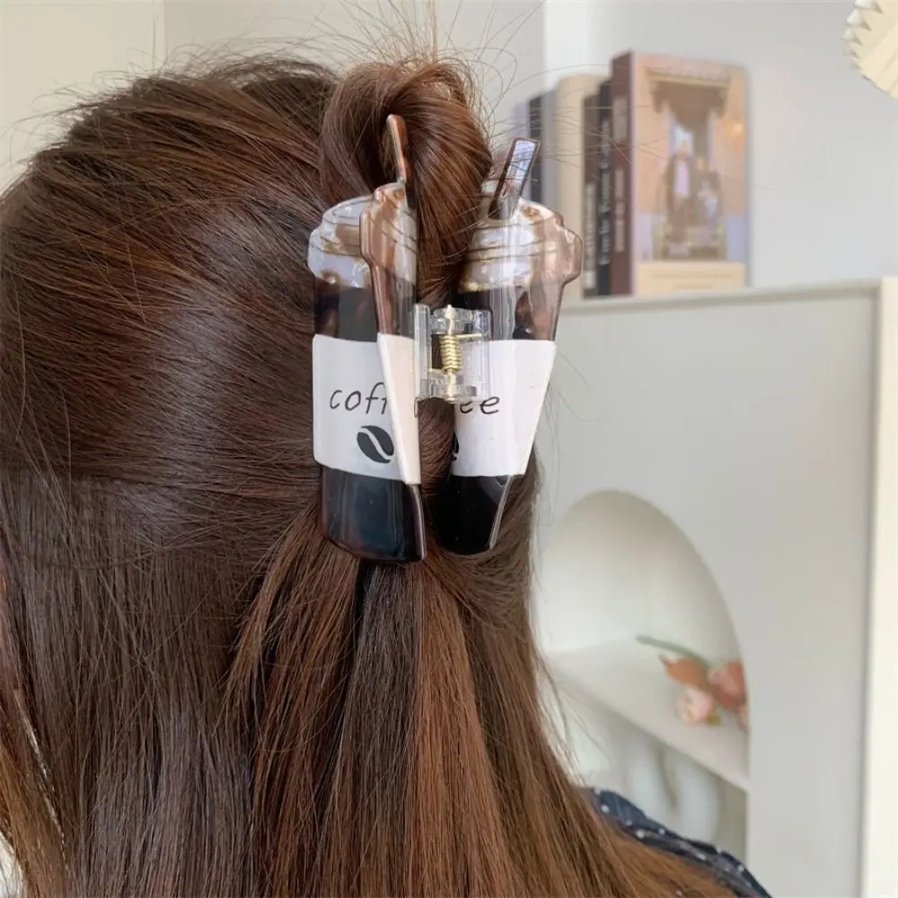 Pinza para el pelo acrílica con diseños de dibujos animados