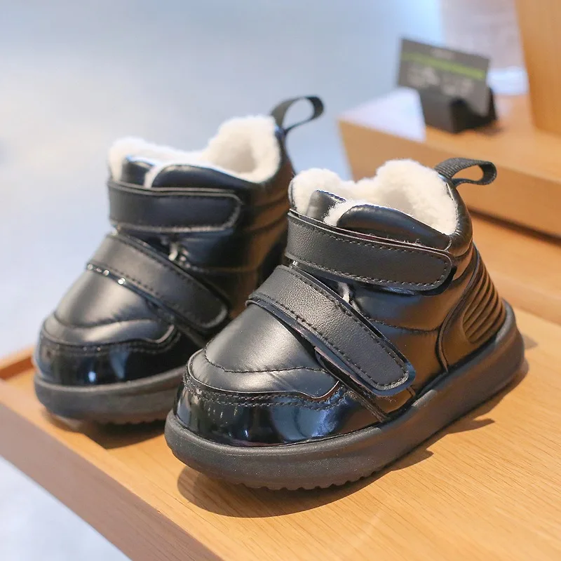 Botas de invierno de terciopelo antideslizantes para niño - imagen 3