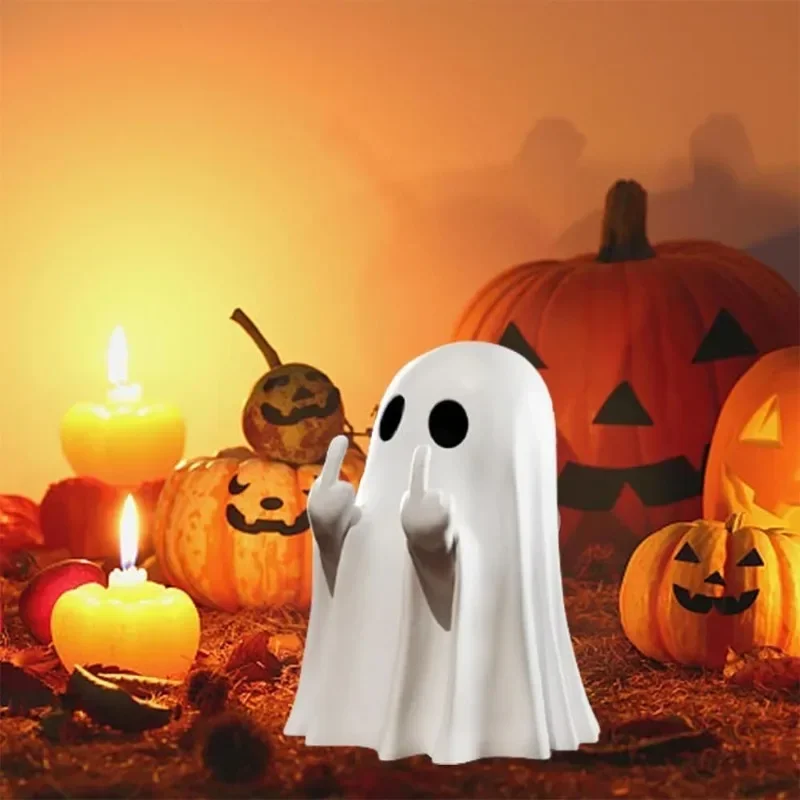 Figura de fantasma luminosa para decoración de Halloween infantil - imagen 4