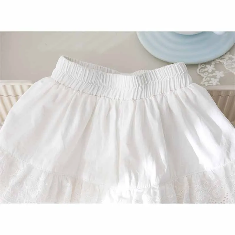 Pantalones cortos de verano para niña, estilo informal encaje - imagen 3