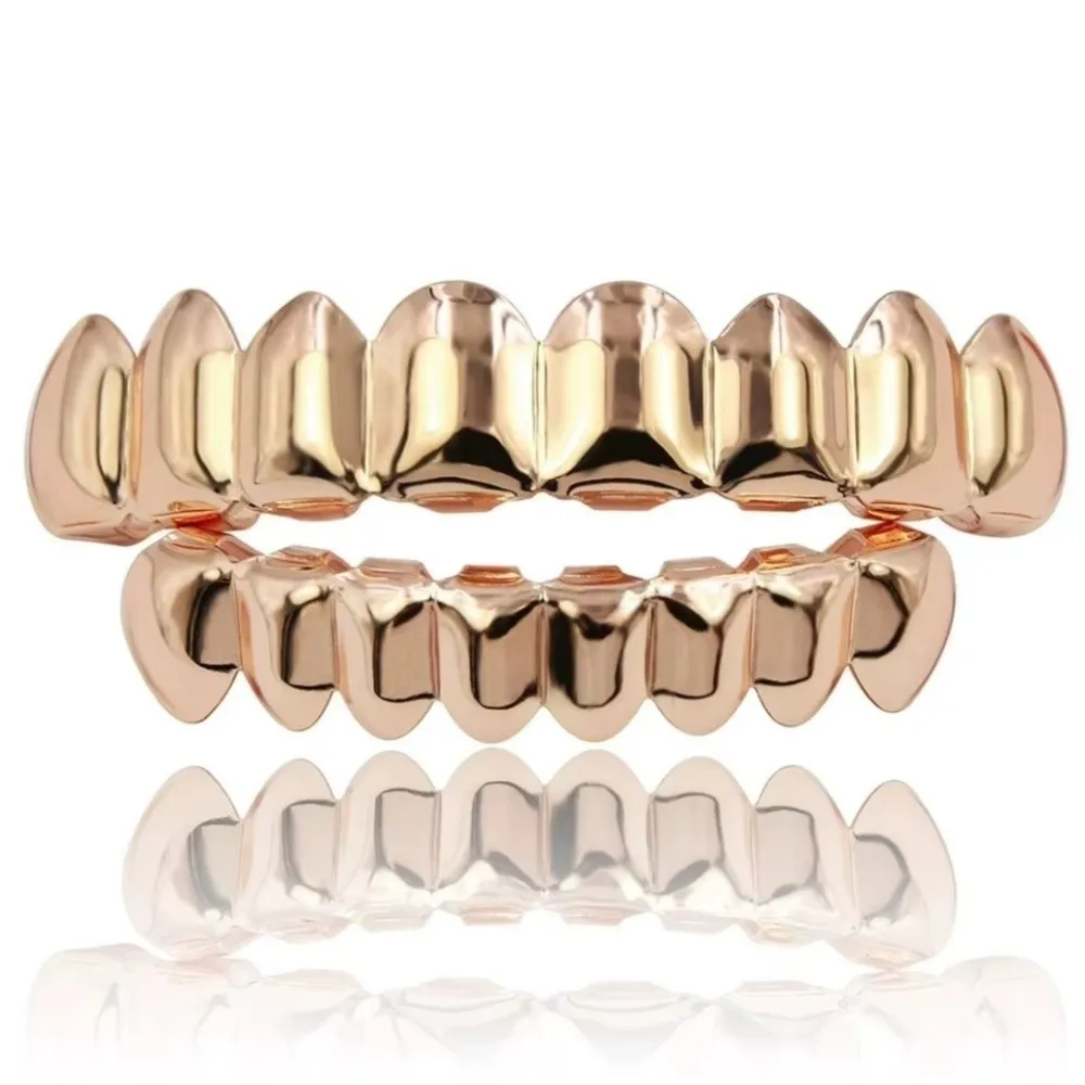 Grills dentales de cobre ecológico con acabado brillante antideslizante - imagen 4