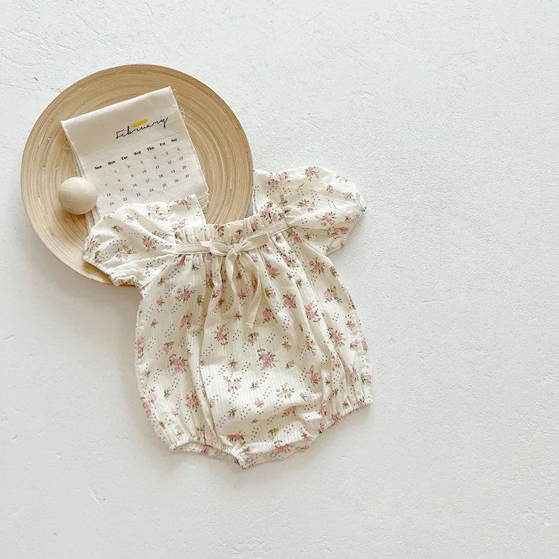 Milangel Body de Verano para Bebé Niña con Manga Abombada - imagen 2