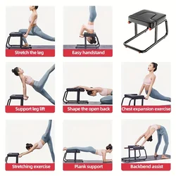 Taburete yoga en forma U con reposabrazos doble antideslizante