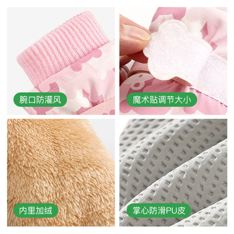 Guantes de esquí infantiles con forro térmico y pantalla táctil - imagen 5