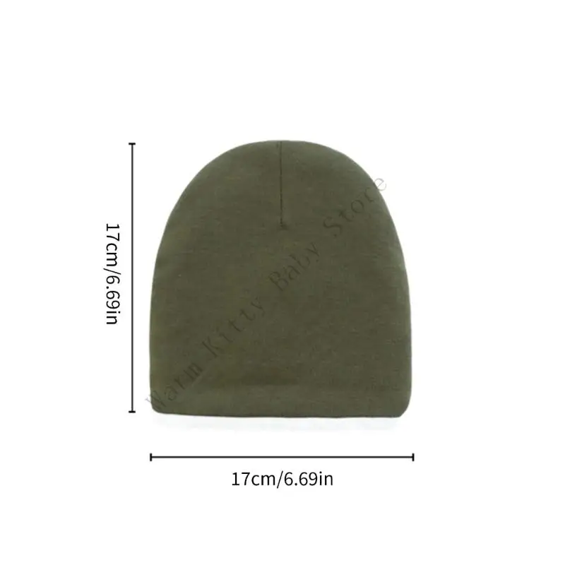 XXFE gorro de lana para bebé con forro borrego cálido invierno - imagen 2