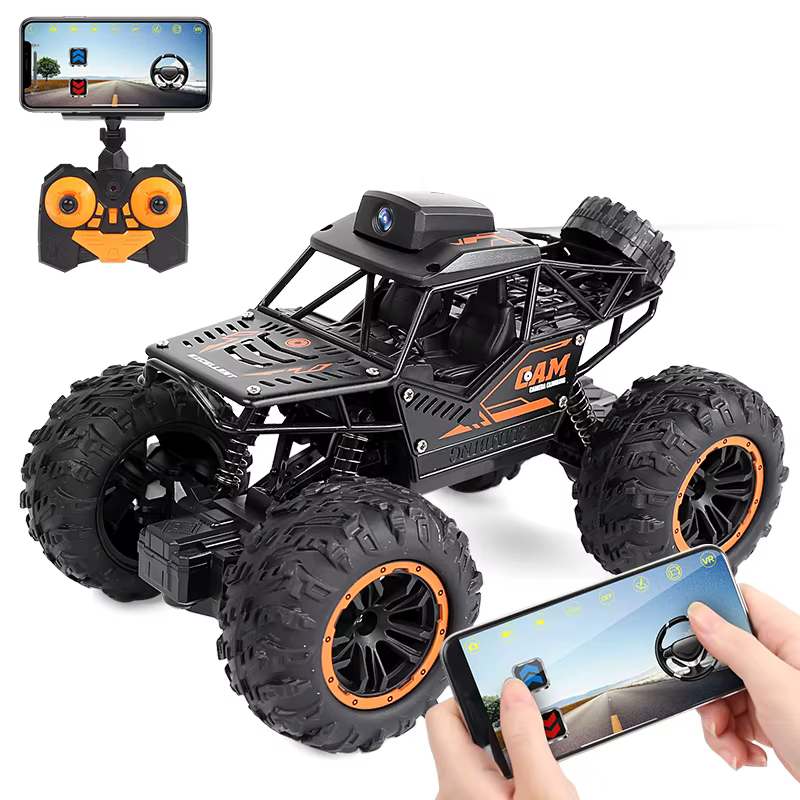 Coche teledirigido para niños con cámara y control remoto