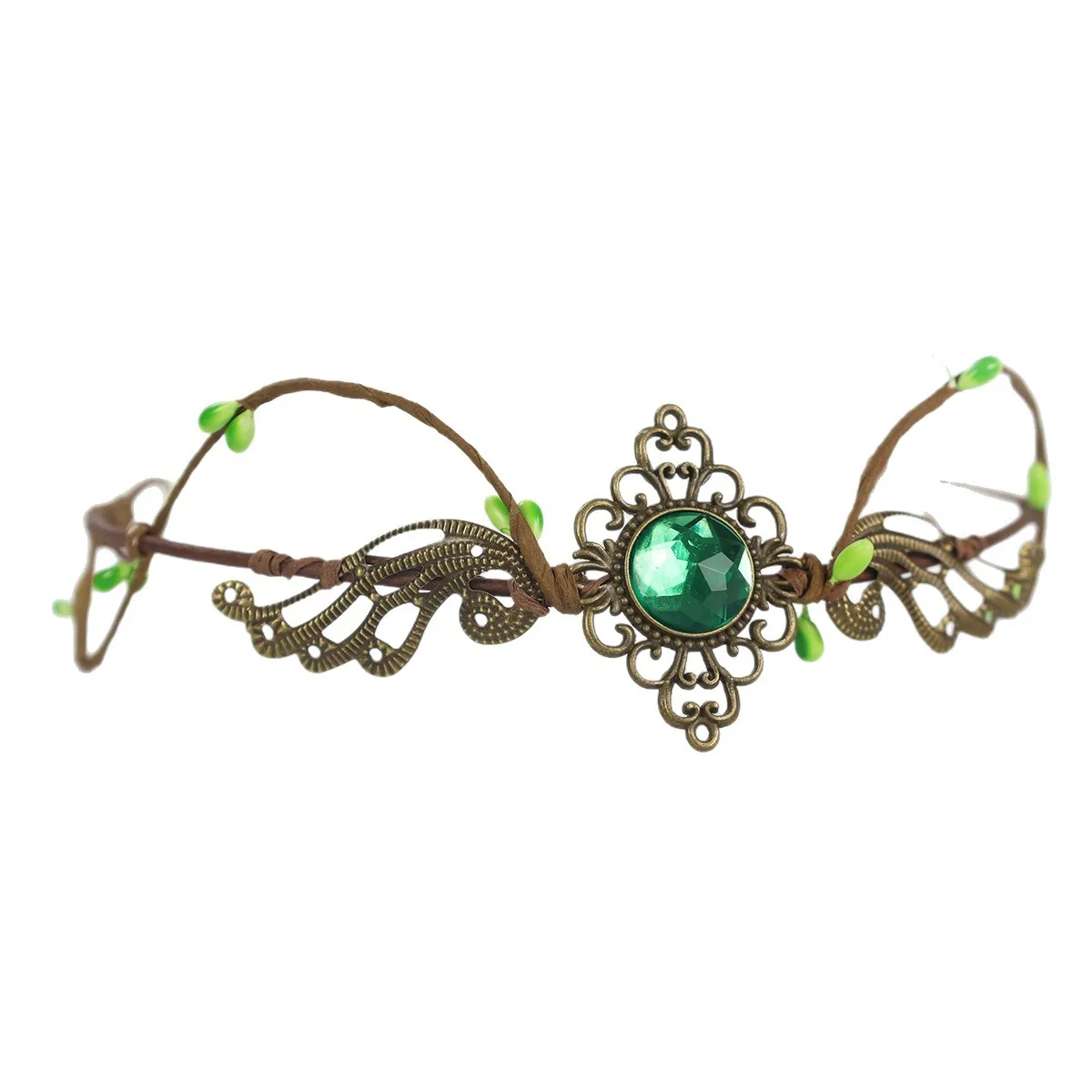 Diadema gótica en detalle