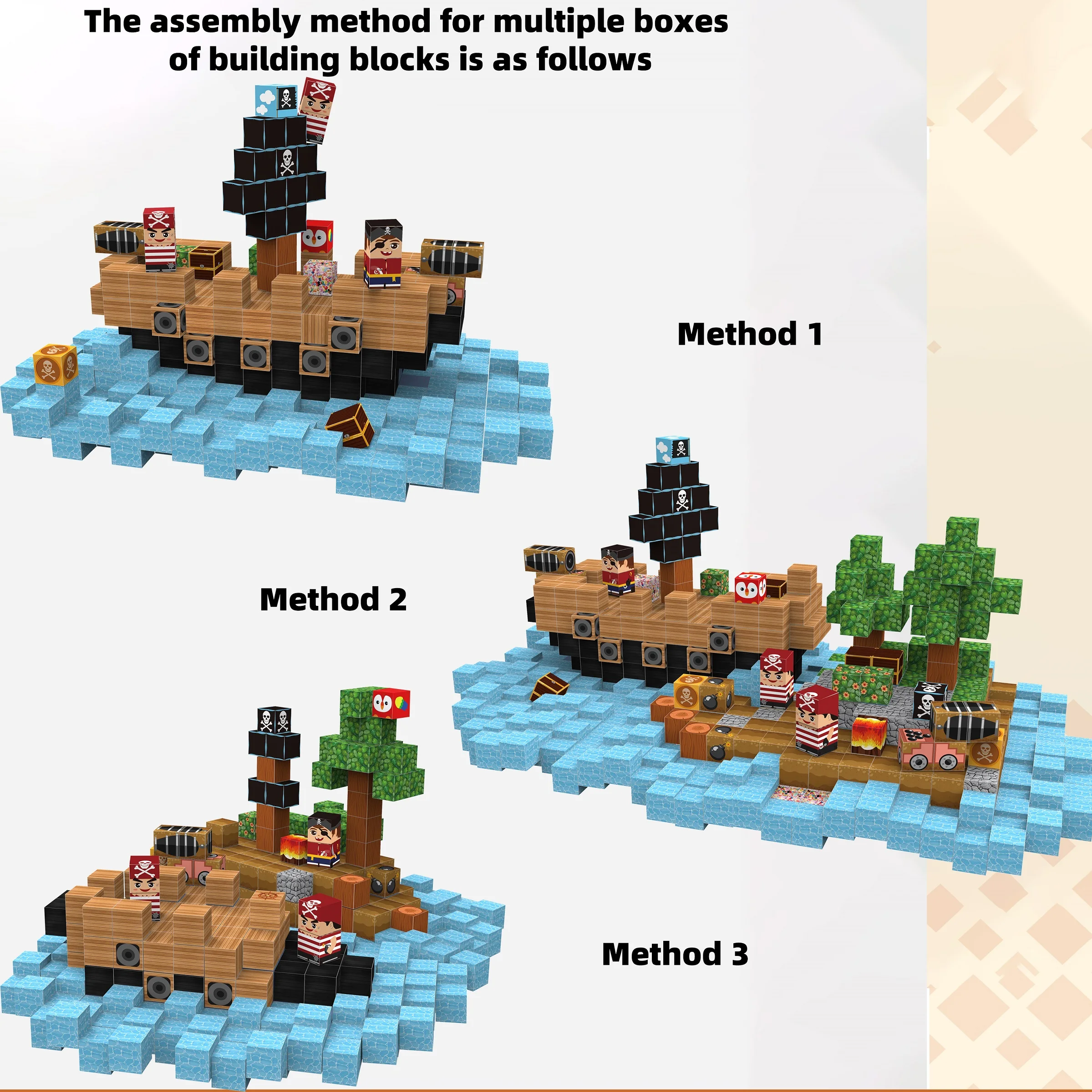 Bloques de construcción magnéticos para niños – juego de mesa - imagen 5