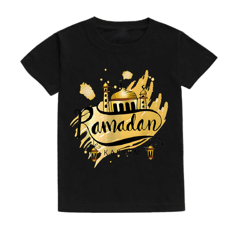 Camiseta infantil de Ramadán Kareem con manga raglán - imagen 4