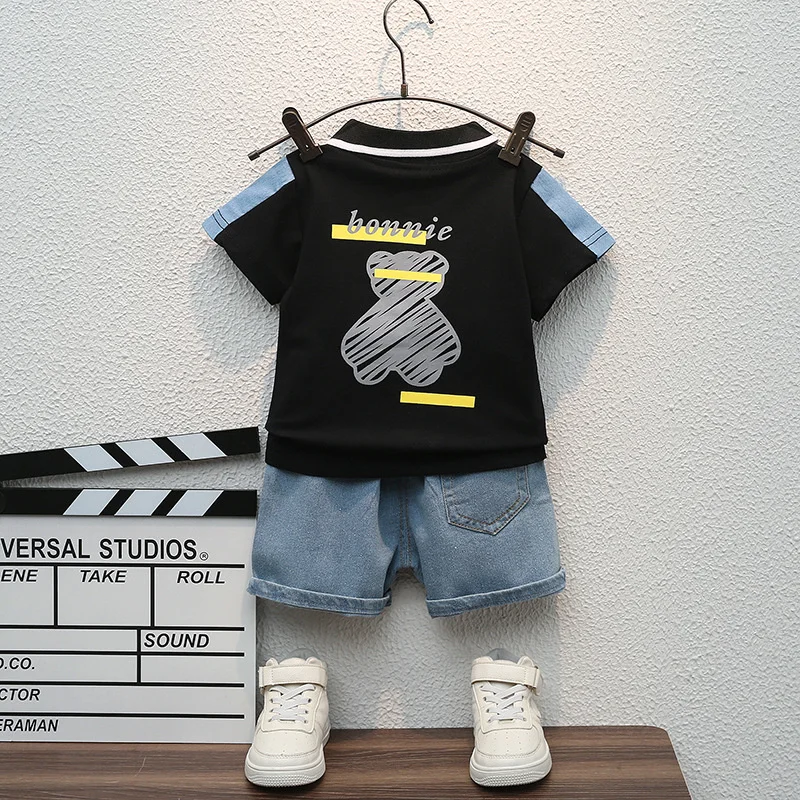 Conjunto verano bebé: camiseta y short de algodón suave - imagen 4