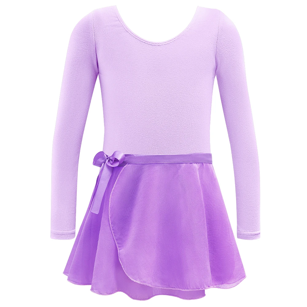 Leotardos de ballet con falda para niñas pequeñas, traje clásico - imagen 3