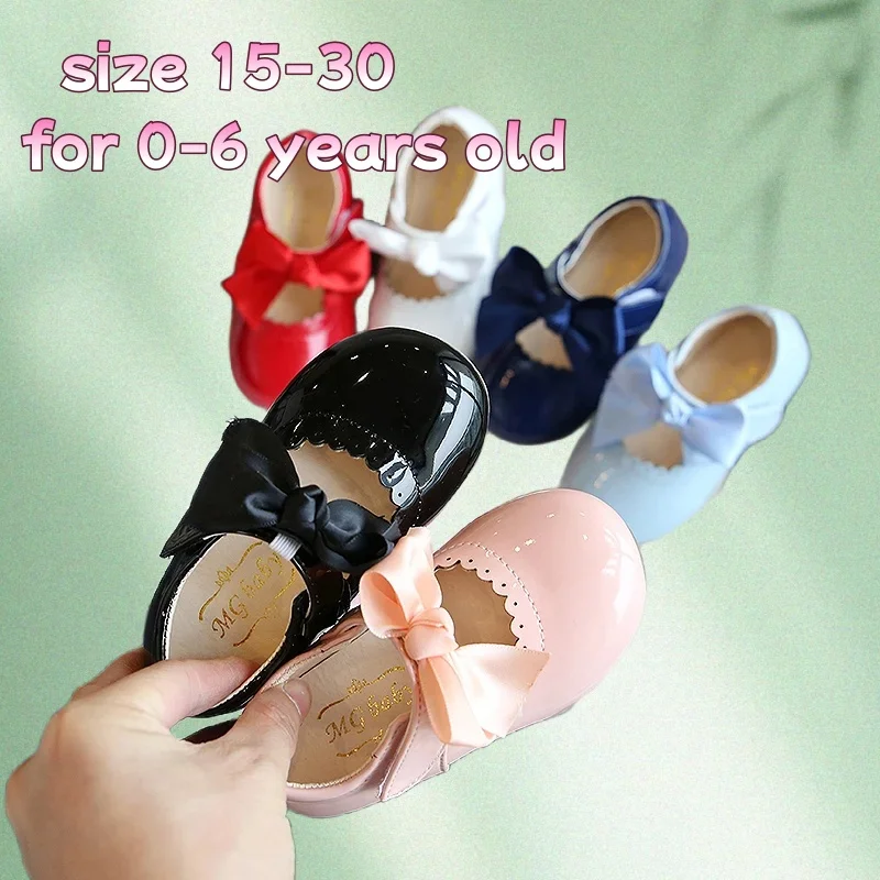 Zapatos de primeros pasos de cuero para niña – Princesa - imagen 3