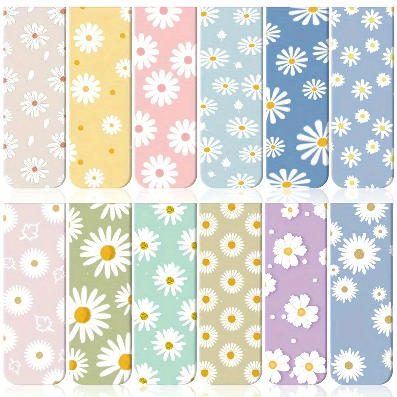 Marcapáginas magnéticos para planificador de flores con imán en libros - imagen 5