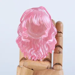Cabello de recambio y cabeza plástica para muñeca estilo coreano