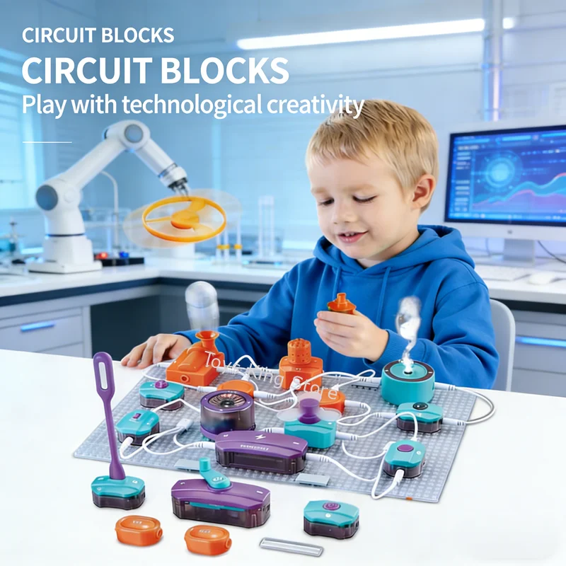 Kit de física para niños con circuito de ensamblaje educativo - imagen 4
