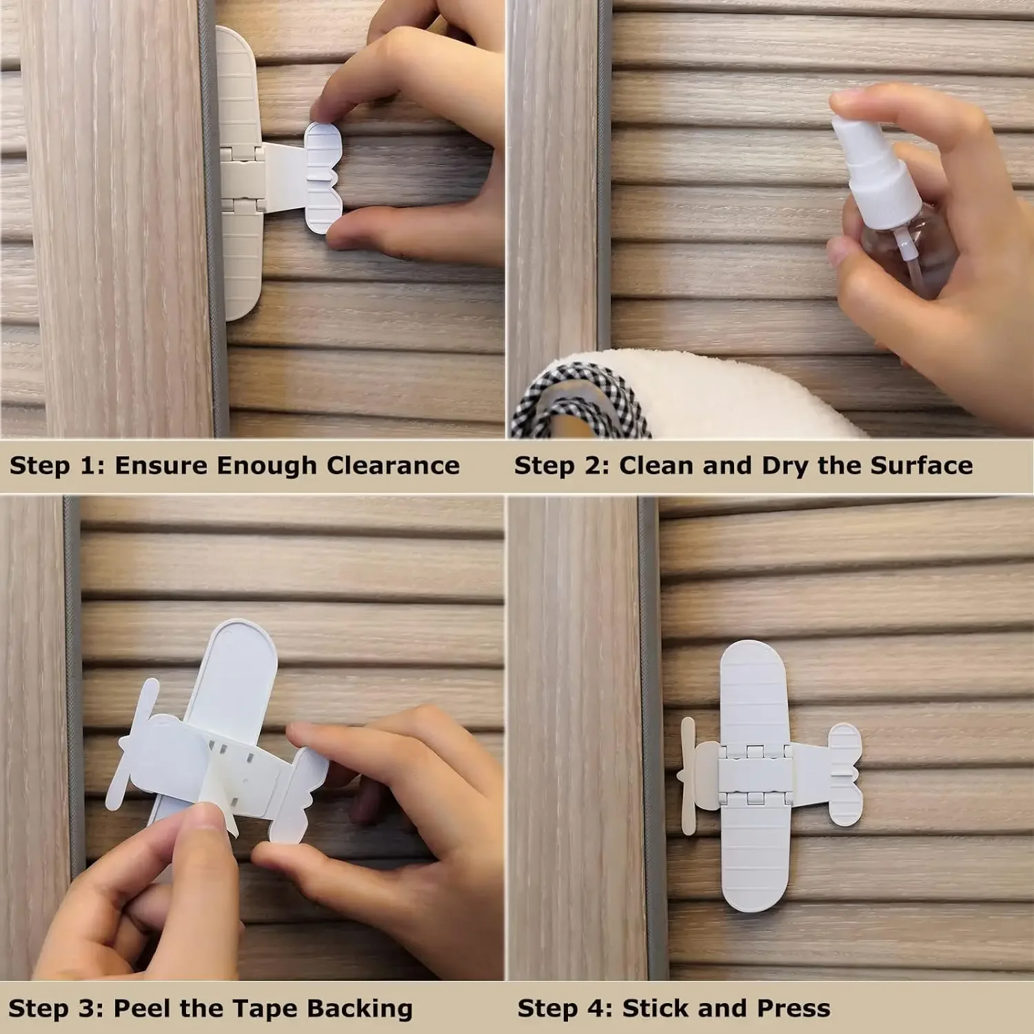 Seguro mariposa para ventanas y puertas correderas - imagen 2