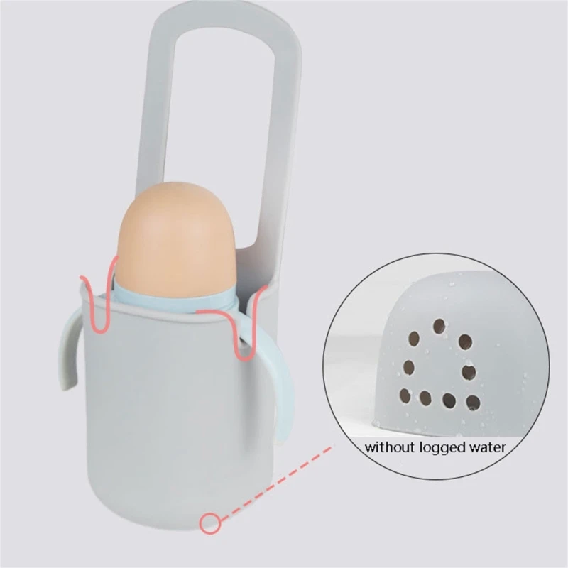 Portavasos para cochecito de silicona flexible universal - imagen 2