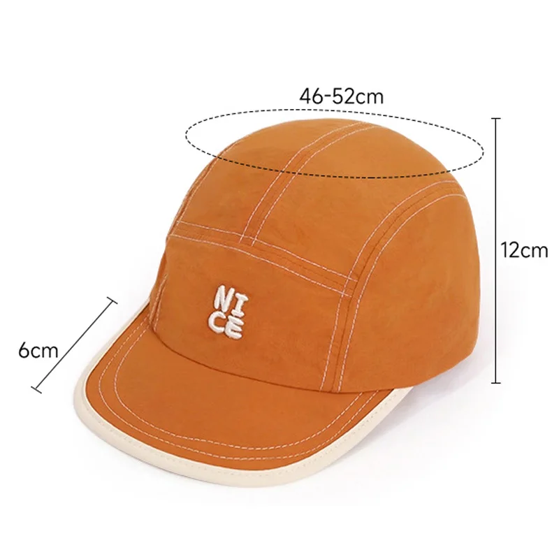 Gorra de béisbol infantil con letras bordadas y protección UV - imagen 2