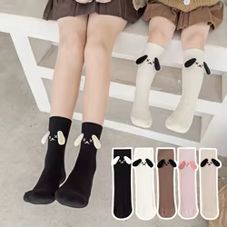 Calcetines para niños de algodón con orejas de perro tridimensional