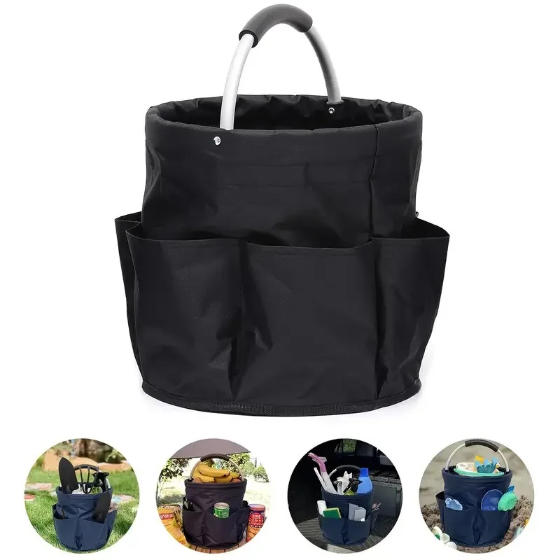Cesta plegable para picnic y jardín, bolsa de viaje exterior - imagen 3
