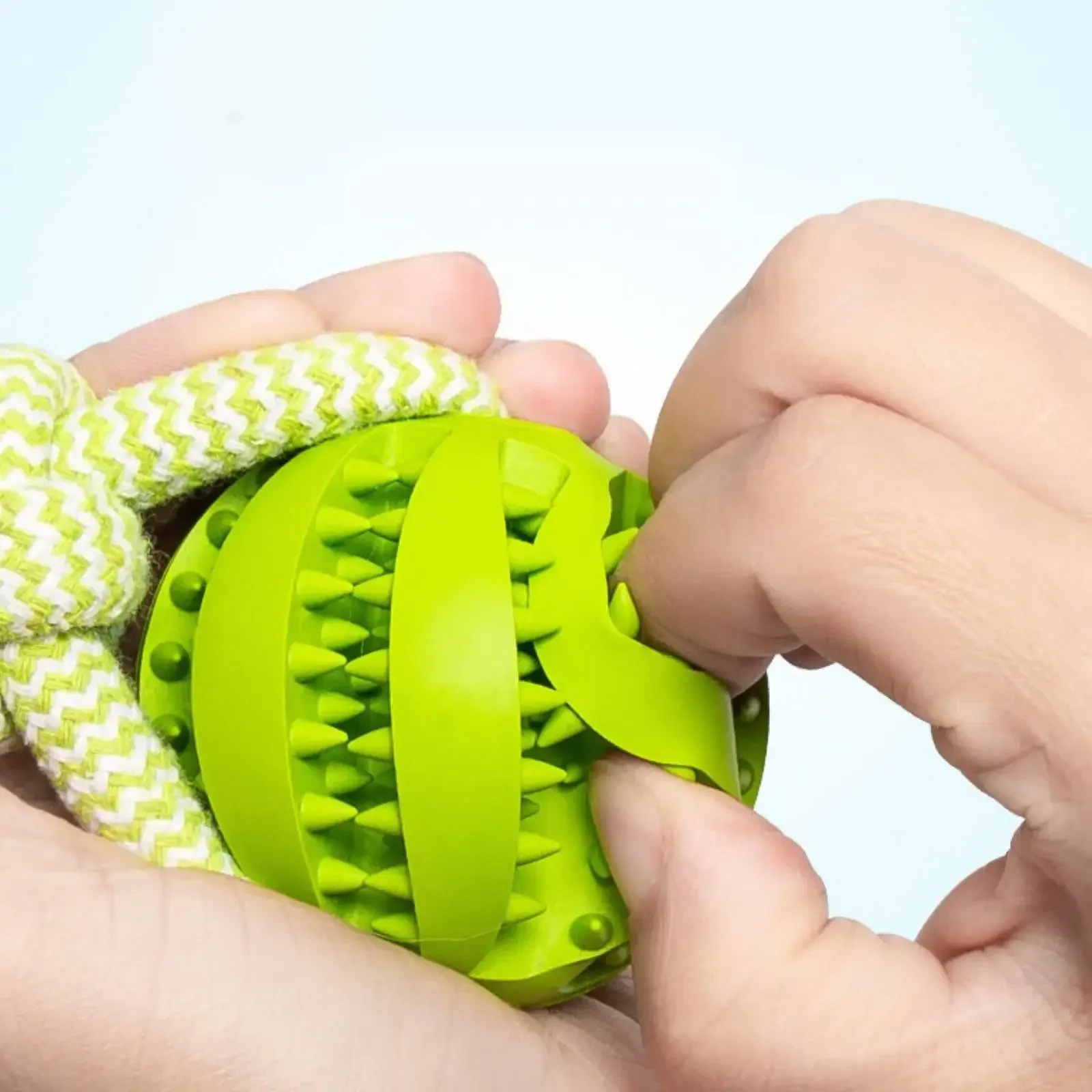 Pelotas dentales para perros pequeños y medianos – Juguete resistente para mordidas - imagen 2