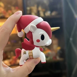 Caja ciega unicornio de Navidad con figura sorpresa coleccionable