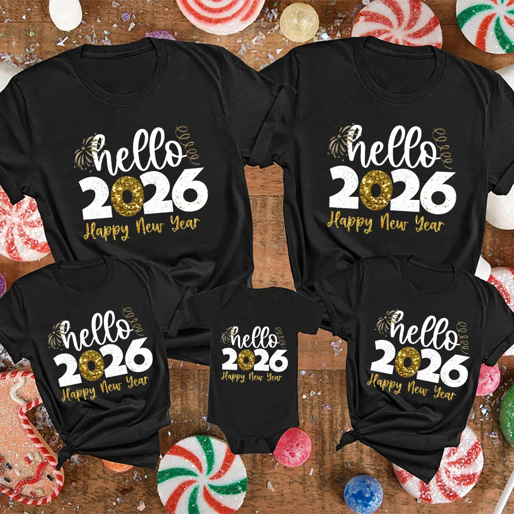 Trajes a juego para la familia en Año Nuevo: papá, mamá y bebé - imagen 4