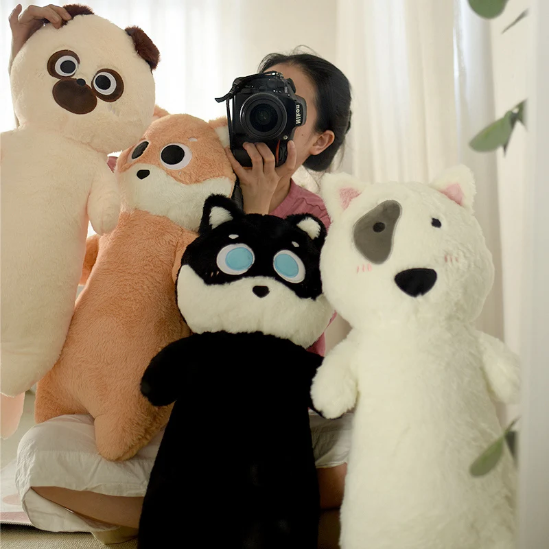 Peluche largo con forma de gato y perro para dormir - imagen 2