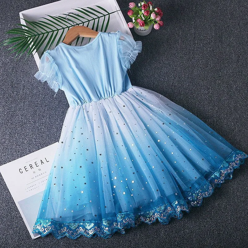Vestido de princesa con tul para niña – Fiestas y actuaciones - imagen 5