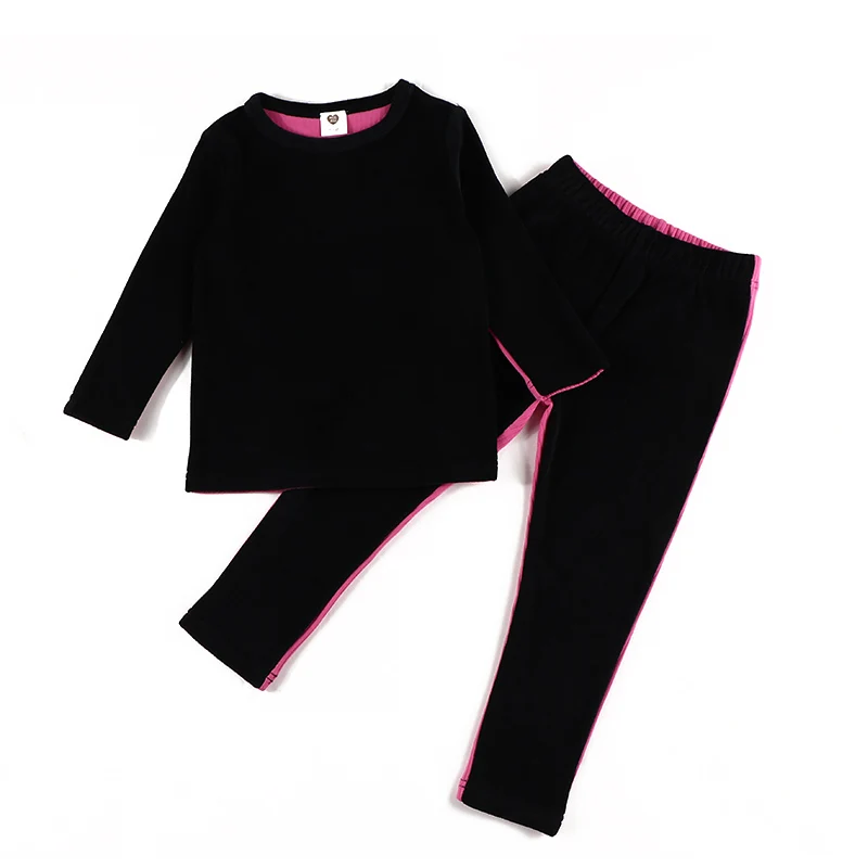 Pijama de terciopelo para niños y niñas – Invierno