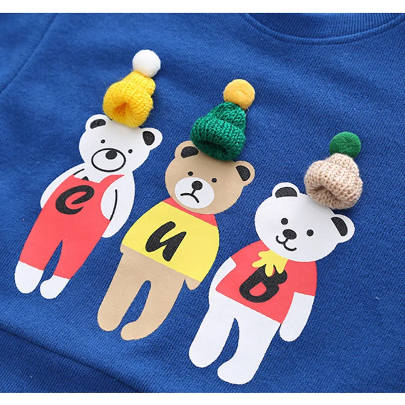 Conjunto bebé chándal con dibujos animados primavera otoño - imagen 3