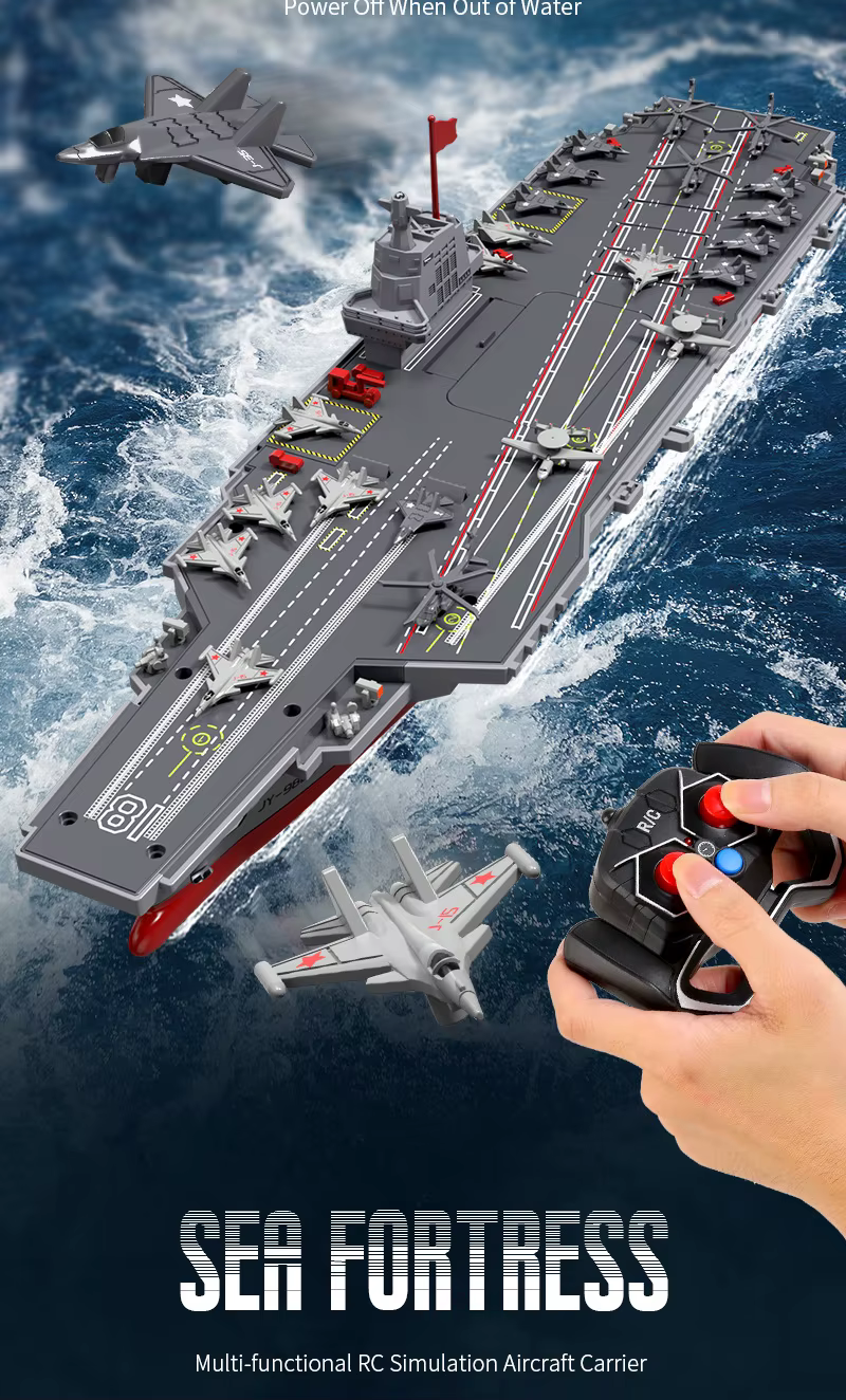 Kit de montaje del portaaviones con accesorios