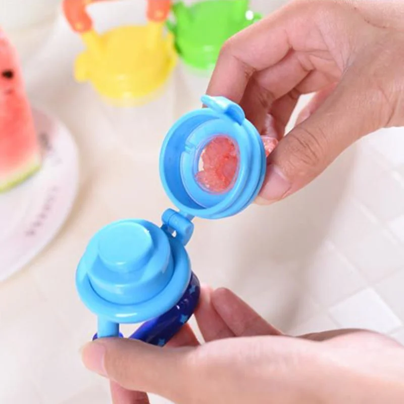 Alimentador de fruta de silicona para bebés – Alivia molestias de dentición