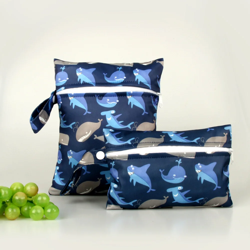 Bolsas impermeables para pañales Mini reutilizables de viaje y piscina - imagen 4