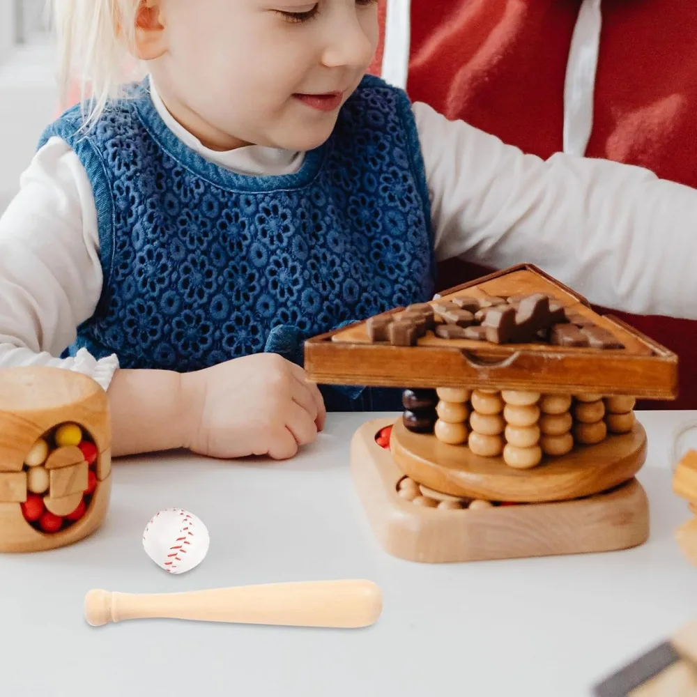 Guantes de béisbol infantiles en miniatura para juego y decoración - imagen 3