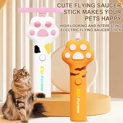 Juguete para gatos interactivo con mini pistola y discos voladores