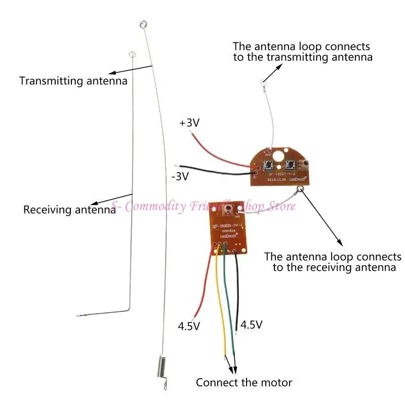 Control remoto RC para coche teledirigido con receptor - imagen 5