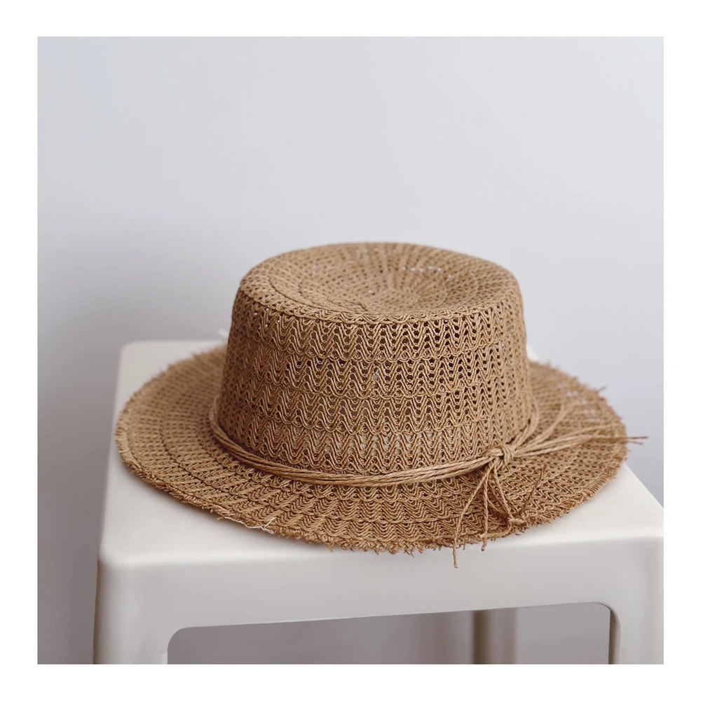 Sombrero de paja minimalista infantil