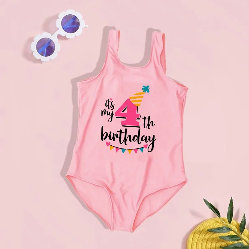 Bañador niña una pieza princesa para fiesta en piscina - imagen 4