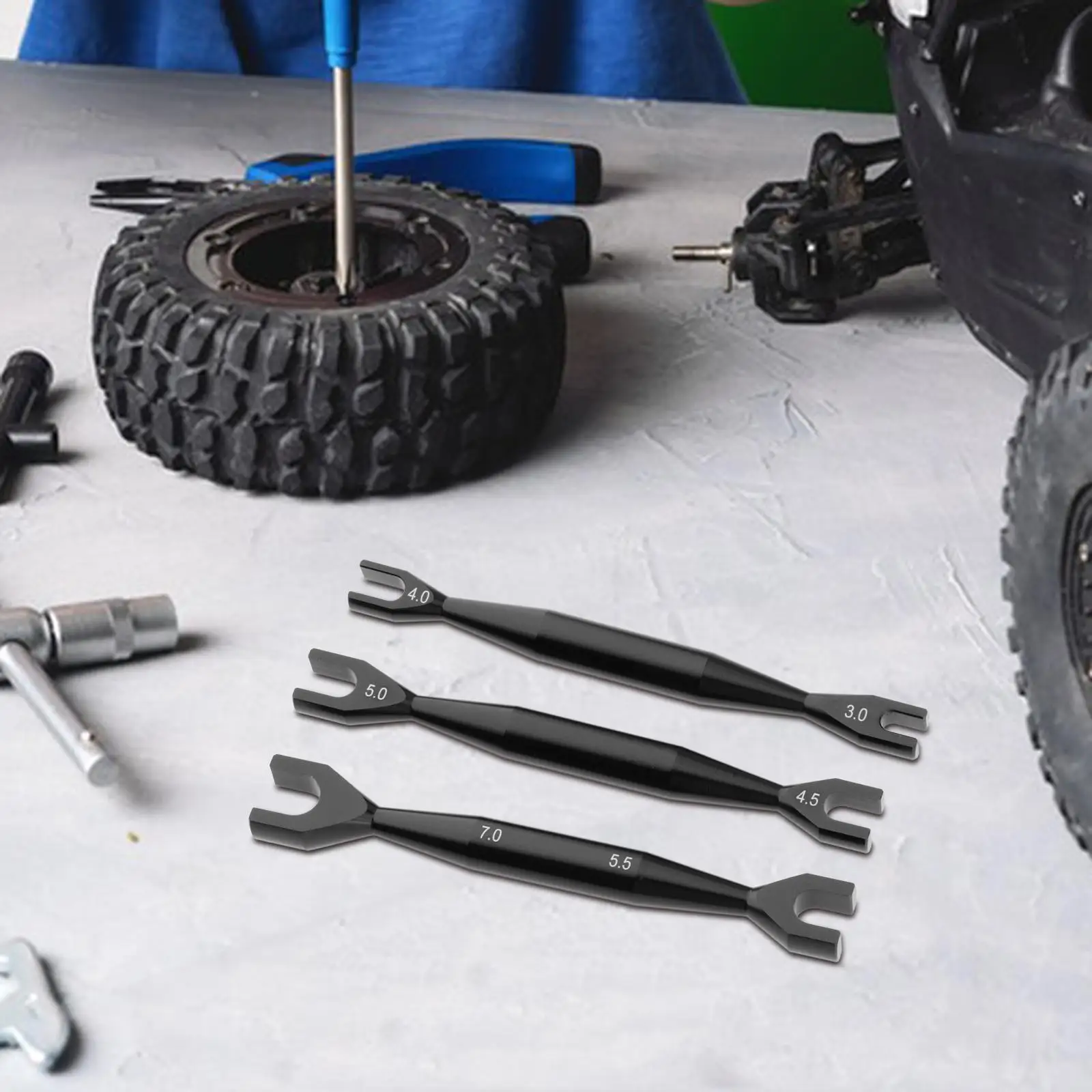 Llave Allen hexagonal para ruedas de coches RC aleación - imagen 4