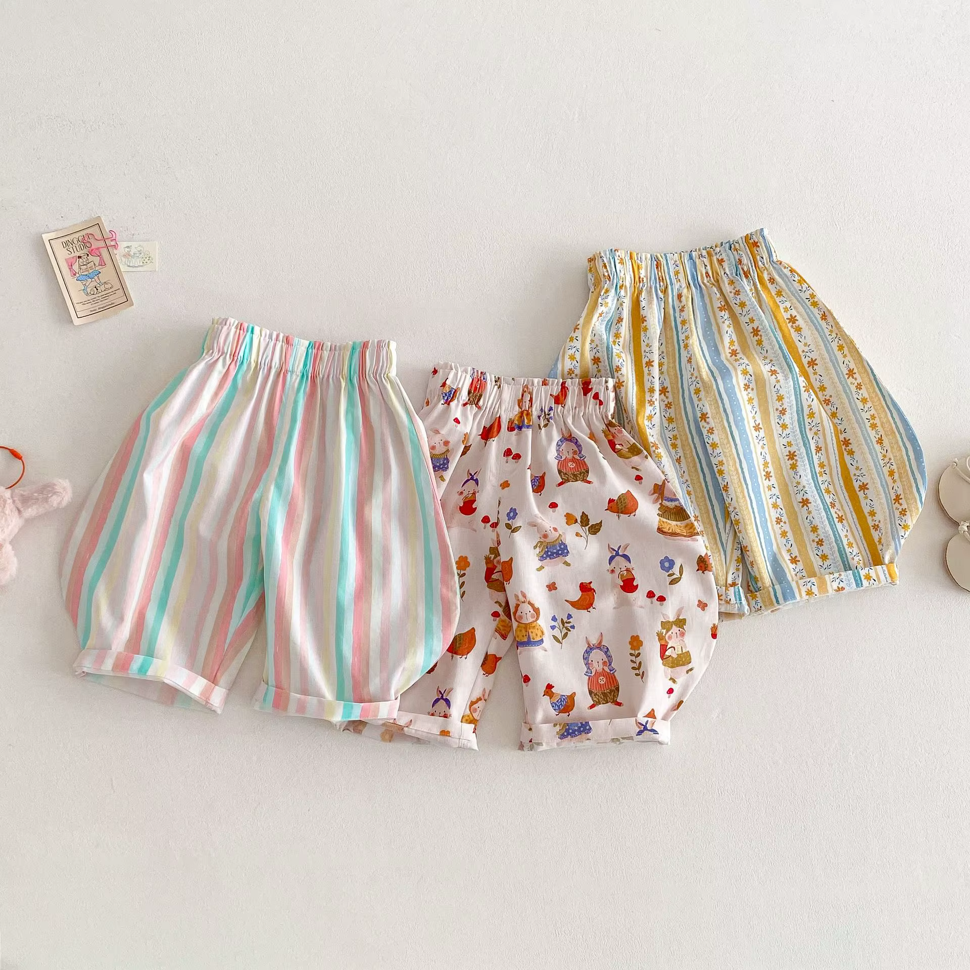Pantalones harem antimosquitos para bebé verano