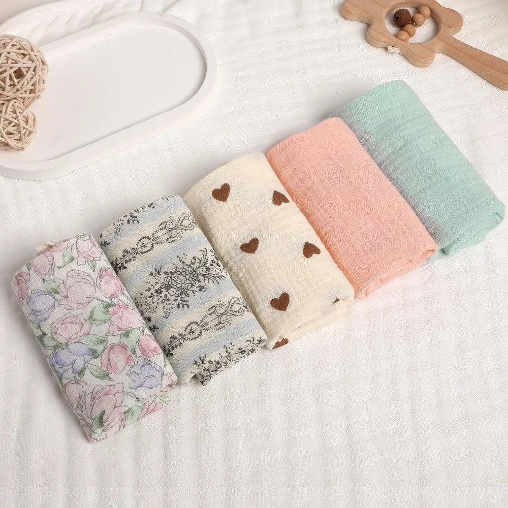 Toallita de algodón suave para bebé recién nacido, altamente absorbente