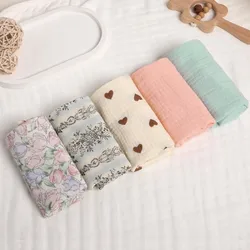 Toallita de algodón suave para bebé recién nacido, altamente absorbente