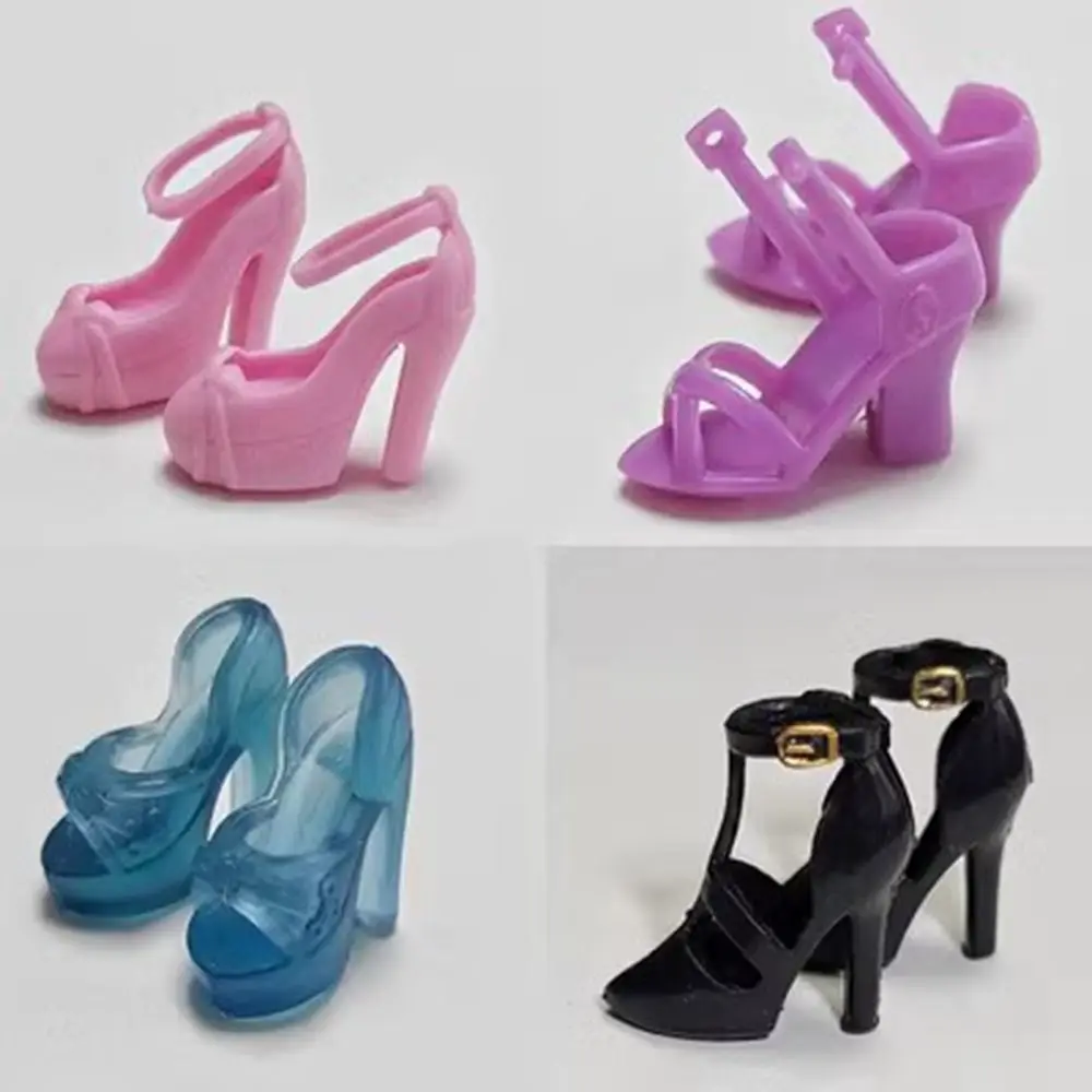 Zapatos de tacón alto para muñeca 30 cm