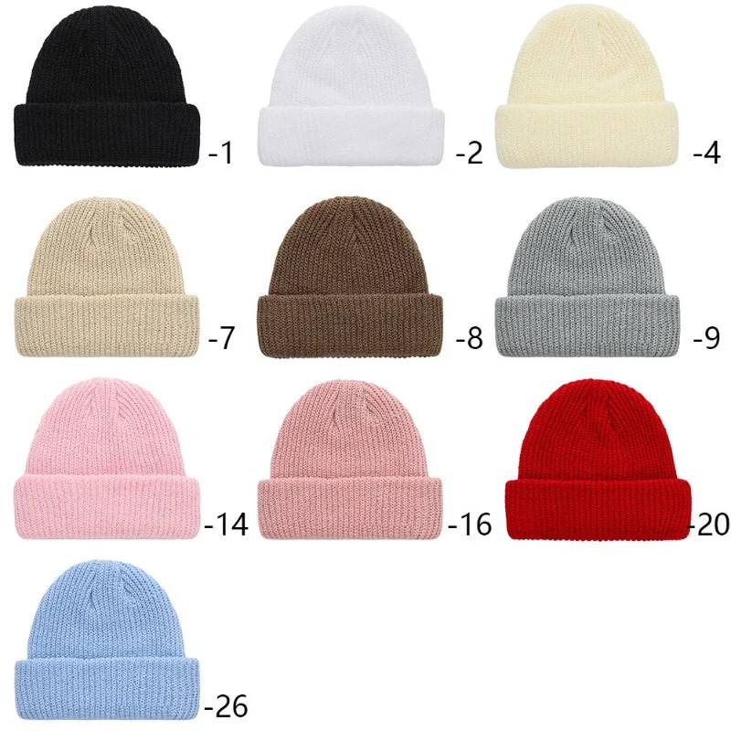 Gorro de punto elástico para bebé – Cálido invierno sin costuras - imagen 4