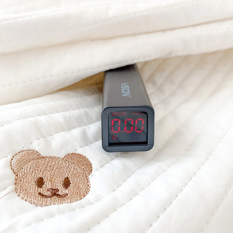 Almohada suave para bebé recién nacido con bordado oliva - imagen 5